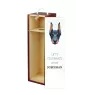 Dobermann I - geometrische Box mit einem Bild und Schriftzug für Wein der Marke Art-Dog