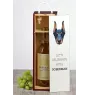 Dobermann I - geometrische Box mit einem Bild und Schriftzug für Wein der Marke Art-Dog