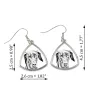 Dobermann, Dobermann Pinscher - boucles d'oreilles avec chien, boucles d'oreilles pendantes avec photo, bijoux personnalisés avec impression de la marque Art-Dog