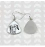 Dobermann, Doberman Pinscher, Dobie - dog earrings, hanging earrings with a picture, personalized jewelry with Art-Dog brand print