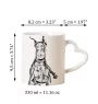Dobermann, Doberman Pinscher, Dobie I - cup with a dog, adorable cup with a heart-shaped handle, universal gift from the Art-Dog brand