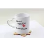 Dobermann, Doberman Pinscher, Dobie I - cup with a dog, adorable cup with a heart-shaped handle, universal gift from the Art-Dog brand