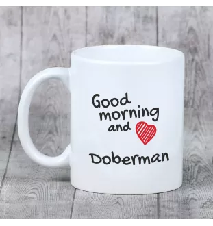 Dobermann - Tasse mit Hund, Tasse mit Bild, personalisiertes Geschenk der Marke Art-Dog