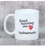 Dobermann - Tasse mit Hund, Tasse mit Bild, personalisiertes Geschenk der Marke Art-Dog