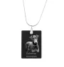 Dobermann, Doberman Pinscher, Dobie I - Crystal pendant with dog, silver necklace with photo, personalised pendant by Art-Dog brand