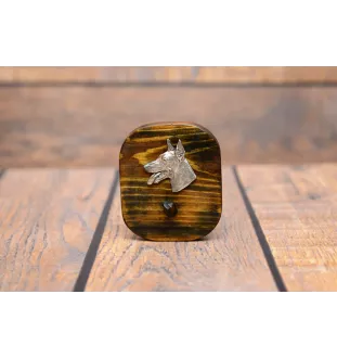 Dobermann, Dobermann Pinscher - porte-clés, porte-clés avec chien pour les médailles, crochet pour les clés de la marque Art-Dog