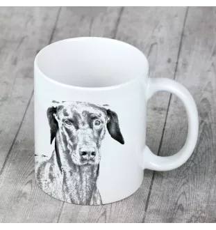 Dobermann, Doberman Pinscher, Dobie - cup with a dog, cute cup with graphics, a gift with your photo from the Art-Dog brand