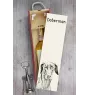 Dobermann, Dobermann Pinscher - boîte à vin avec chien, boîte à alcool avec graphisme, boîte cadeau personnalisée de la marque Art-Dog