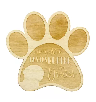 Drever podkładka pod kubek ze sklejki Art-Dog