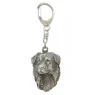 Berger hollandais - Porte-clés argenté avec chien, décoration de sac à main, pendentif de sac à dos par la marque Art-Dog