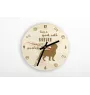 Drever, Schwedische Dachsbracke - Hundeuhr, Holzuhr, Wanduhr für Hundefreunde, Tisch- und Regaluhr, Art-Dog