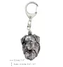Berger hollandais II - Porte-clés argenté avec chien, décoration de sac à main, pendentif de sac à dos par la marque Art-Dog