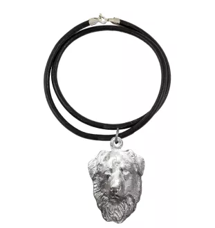 Holländischer Schäferhund, Hollandse Herdershond - Halskette mit Hund, versilberter Anhänger für Hundefans, einzigartiger Schmuck der Marke Art-Dog
