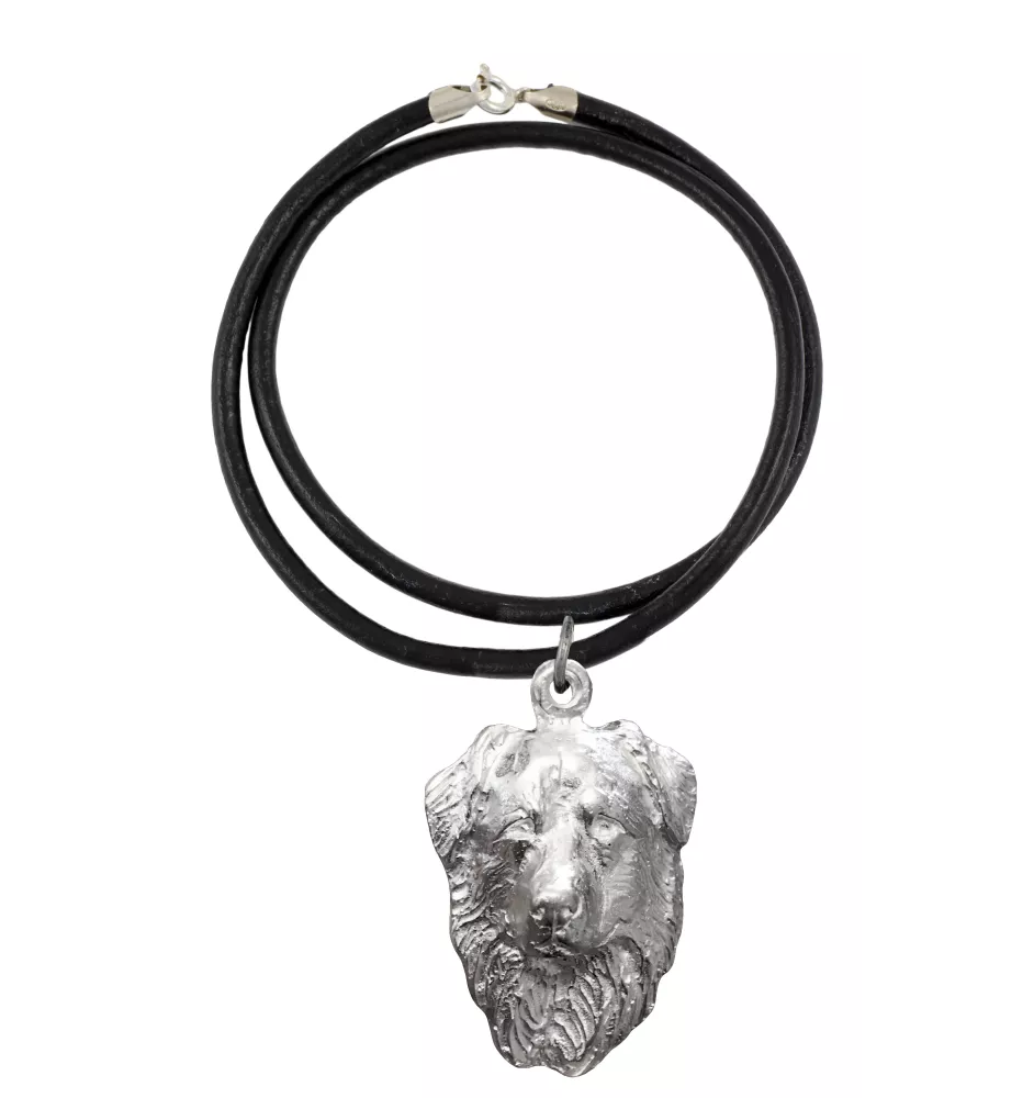 Owczarek holenderski naszyjnik posrebrzany Art-Dog