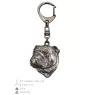 Bulldog, Bulldog anglais II - Porte-clés argenté avec chien, décoration de sac à main, pendentif de sac à dos par la marque Art-Dog