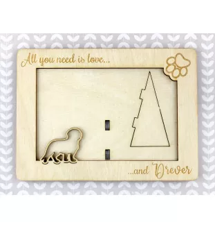 Drever ramka na zdjęcie ze sklejki Art-Dog