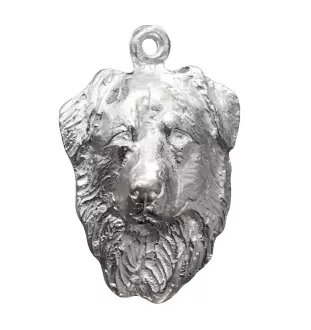 Dutch Shepherd Dog, Dutch Herder - Necklace with dog, silver-plated pendant for dog fan, unique jewelry by Art-Dog brand