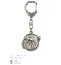 Bulldog, Bulldog anglais III - Porte-clés argenté avec chien, décoration de sac à main, pendentif de sac à dos par la marque Art-Dog
