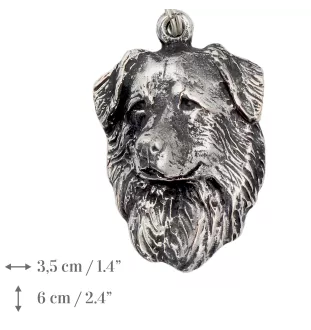 Holländischer Schäferhund, Hollandse Herdershond II - Hundehalsband, einzigartiger Schmuck für den Hundefan, einzigartiger Kreuzotter-Anhänger der Marke Art-Dog
