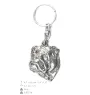 Bulldog, Bulldog anglais II - Pendentif chien argenté, décoration de sac à main, pendentif sac à dos par la marque Art-Dog
