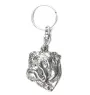 Bulldog, English Bulldog, British Bulldog I - Silver-plated pendant with a dog in a decorative box, handbag decoration, backpack pendant by Art-Dog brand