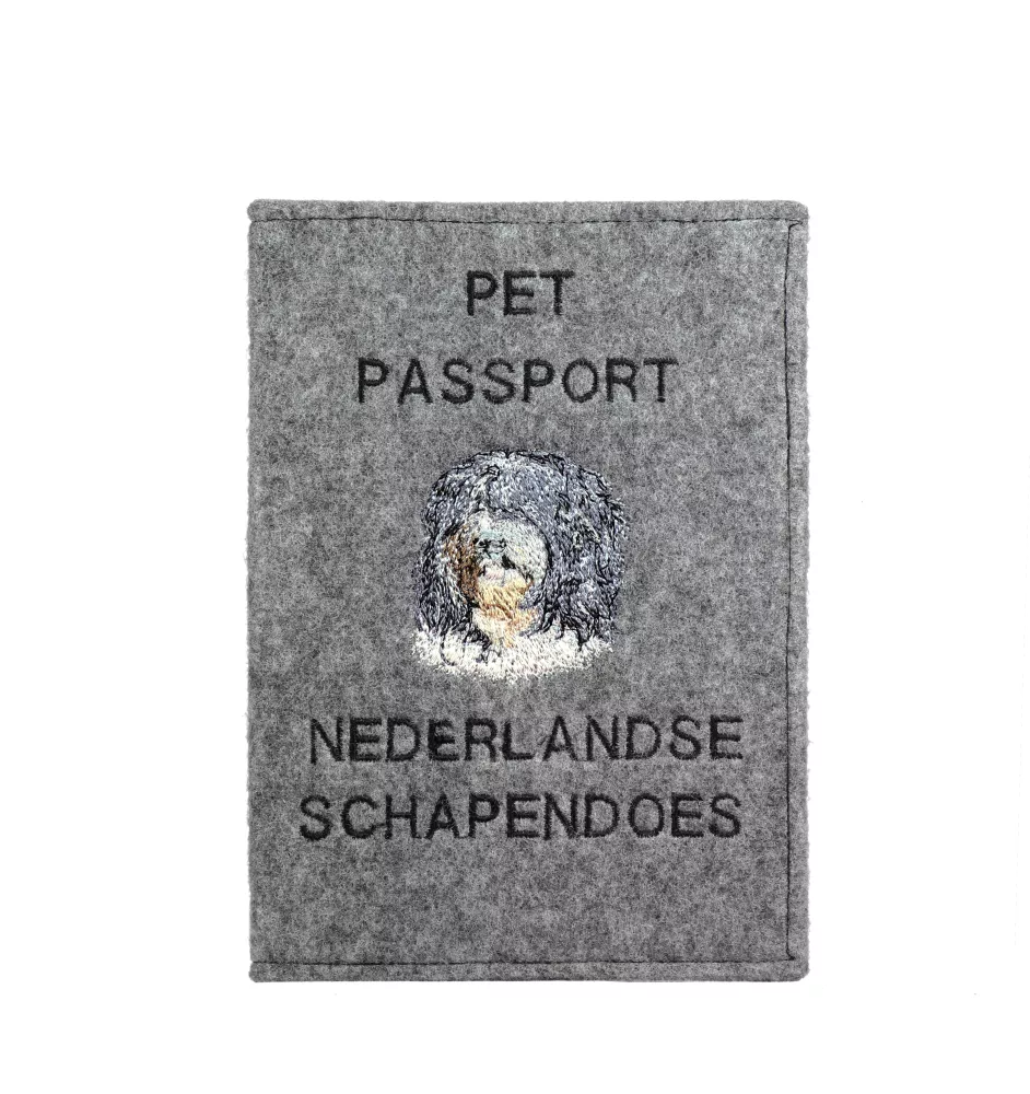 Schapendoes, Schapendoes néerlandais - Porte passeport pour chien, porte document, cadeau pour le voyageur de la marque Art-Dog