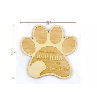 Schapendoes, Schapendoes néerlandais - Sous-verre mug, sous-verre gravé avec chien, cadeau pour amoureux des chiens par la marque Art-Dog