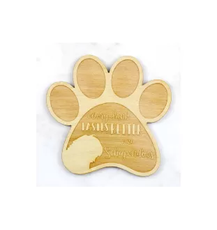 Schapendoes, Schapendoes néerlandais - Sous-verre mug, sous-verre gravé avec chien, cadeau pour amoureux des chiens par la marque Art-Dog