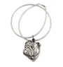 Bulldog, Englische Bulldogge II - Hundehalsband, einzigartiger Schmuck für den Hundefan, einzigartiger Kreuzotter-Anhänger der Marke Art-Dog