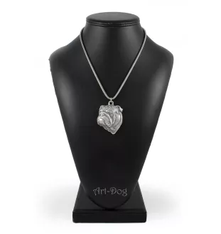 Bulldog, English Bulldog, British Bulldog II - Dog necklace, unique jewellery for the dog fan, unique adder pendant by Art-Dog brand