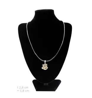 Buldog angielski naszyjnik z podobizną Art-Dog