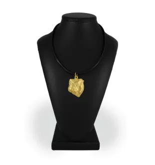 Bulldog, Bulldog anglais II - Collier de chien dans une boîte cadeau, pendentif plaqué or pour les fans de chiens, bijoux remarquables par Art-Dog