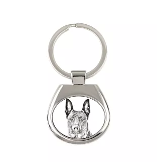 Dutch Shepherd Dog, Dutch Herder - keychain with a dog, keychain with a print, personalized pendant from the Art-Dog brand