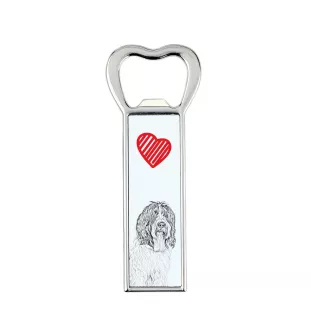 Schapendoes, Schapendoes néerlandais - ouvre-bouteille avec chien, ouvre-bouteille personnalisé pour réfrigérateur, cadeau unique pour homme de la marque Art-Dog