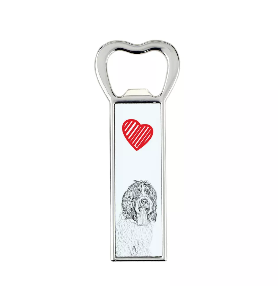 Schapendoes, Schapendoes néerlandais - ouvre-bouteille avec chien, ouvre-bouteille personnalisé pour réfrigérateur, cadeau unique pour homme de la marque Art-Dog
