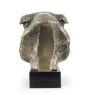 Bulldog, Englische Bulldogge - Hundebüste, große Statue, Hundekopf auf Steinsockel, Dekoration für Büro von Art-Dog Marke