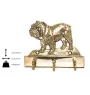 Bulldog, Bulldog anglais I - porte-clés avec chien, support en laiton pour accessoires pour chiens, élégante décoration pour le couloir de la marque Art-Dog