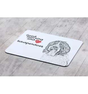 Schapendoes, Schapendoes néerlandais - tapis de souris personnalisé avec impression, tapis de souris personnalisé avec chien, accessoire unique pour employé de bureau de la marque Art-Dog