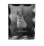 Berger hollandais - cristal avec photo de chien, statuette en verre avec photo, cadre exceptionnel avec photo de la marque Art-Dog