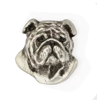 Bulldog, English Bulldog, British Bulldog II - Dog brooch in a gift box, elegant pin, lapel pin for Art-Dog brand jacket