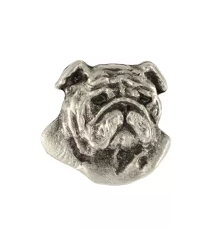 Bulldog, Bulldog anglais II - Broche de chien dans un coffret cadeau, épingle élégante, épingle de revers pour la veste de la marque Art-Dog