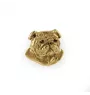 Bulldog, English Bulldog, British Bulldog II - Dog brooch in decorative box, elegant gold-plated pin, Art-Dog brand jacket pin