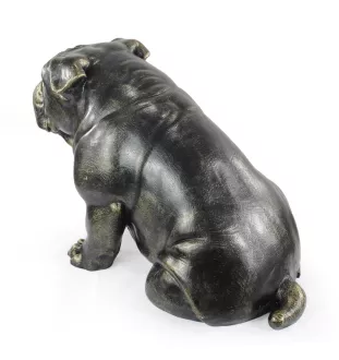 Bulldog, Bulldog anglais - Statue de chien à l'échelle 1:1, statue pour le jardin par Art-Dog