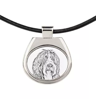 Schapendoes zawieszka naszyjnik z psem Art-Dog