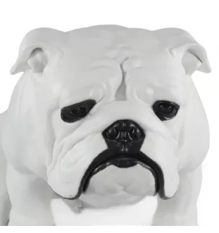 Bulldog, Englische Bulldogge II - Lebensgroße Hundestatue, Figur im Maßstab 1:1, Statue für den Garten von Art-Dog