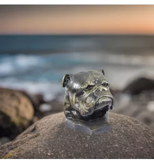 Bulldog, Englische Bulldogge I - Hundebüste, großer Hundekopf für den Garten, einzigartige Wohnzimmerdekoration der Marke Art-Dog