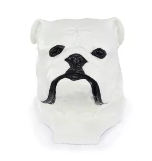 Bulldog, Bulldog anglais II - buste de chien, grande tête de chien pour le jardin, décoration de salon unique par la marque Art-Dog