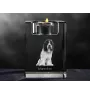 Schapendoes świecznik kryształowy z psem Art-Dog