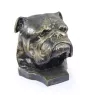 Bulldog, Bulldog anglais I - urne pour cendres de chien, buste de chien, grande tête de chien pour le jardin par Art-Dog