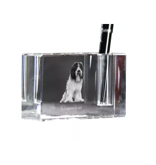 Schapendoes penholder kryształowy z psem Art-Dog